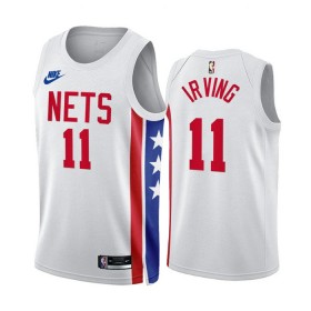 Camiseta Hombre NBA Brooklyn Nets Kyrie Irving 11 2022-23 Classic Edition Blanco Swingman